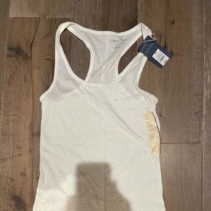 White womans tank top